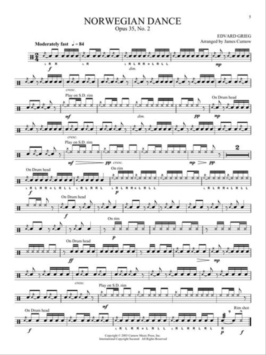 First 50 Solos You Should Play on Snare Drum Percussion scores gallery preview page 6
