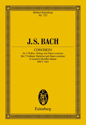 Book cover for Double Concerto D minor