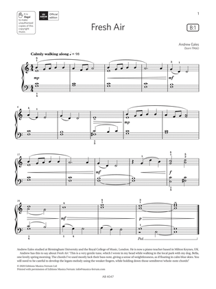 Fresh Air (Grade 1, list B1, from the ABRSM Piano Syllabus 2023 & 2024)