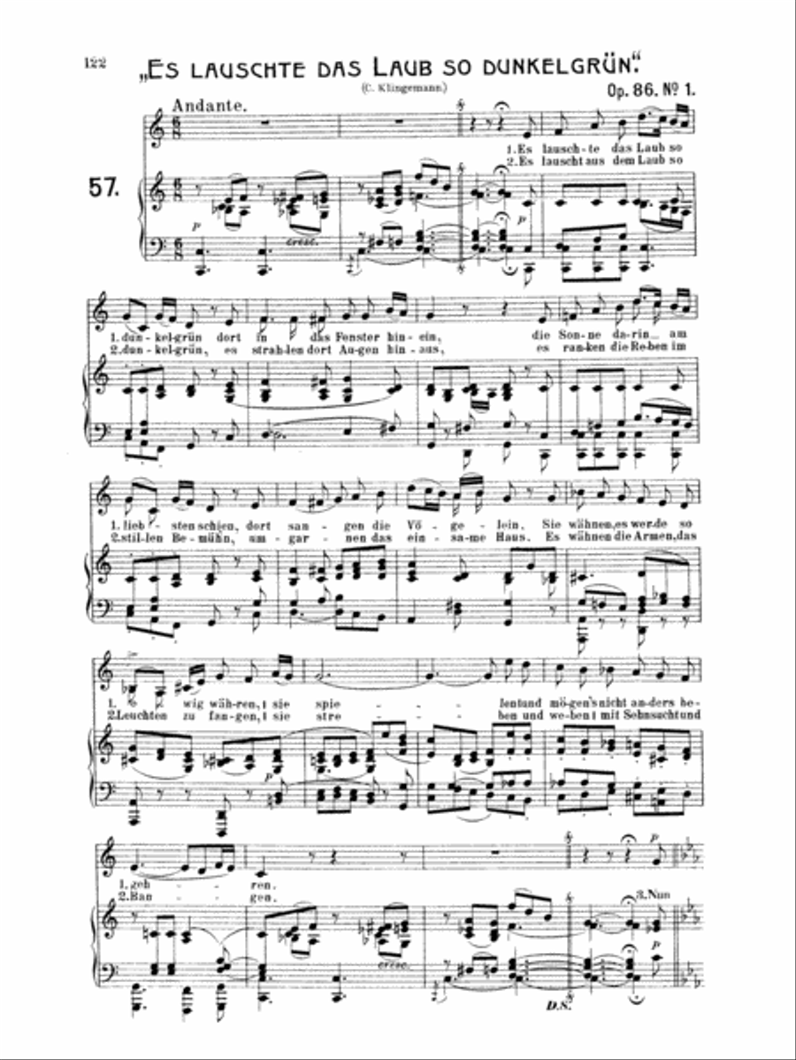 Mendelssohn: 79 Songs, Medium Voice (German) Medium Voice scores gallery preview page 1