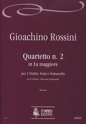 Quartet No. 2 in A Major for 2 Violins, Viola and Violoncello