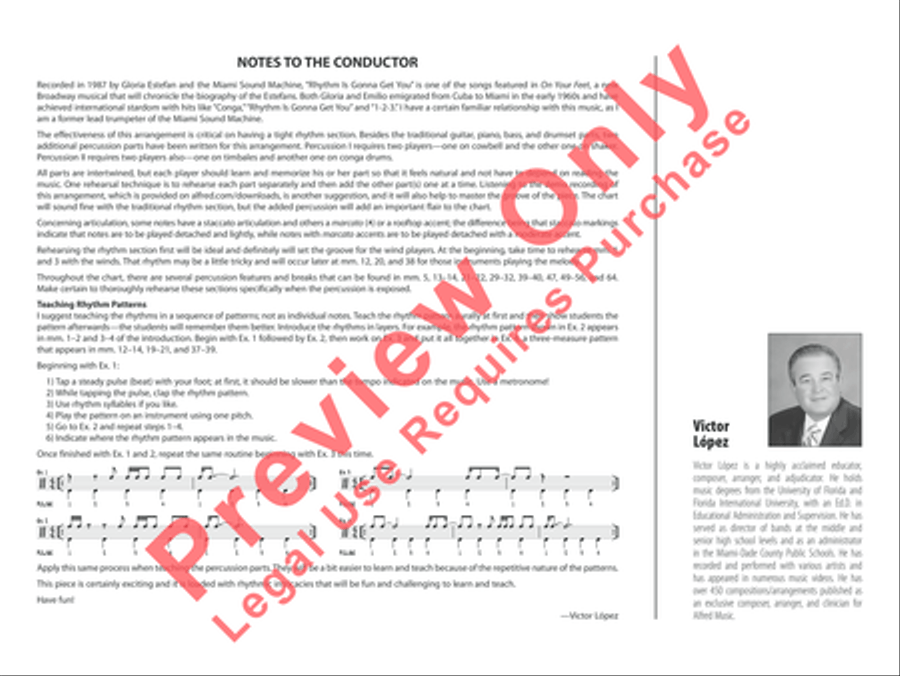 Rhythm Is Gonna Get You Jazz Ensemble scores gallery preview page 3