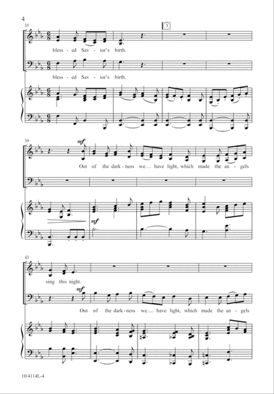Christmas Day in the Morning 3-Part scores gallery preview page 4