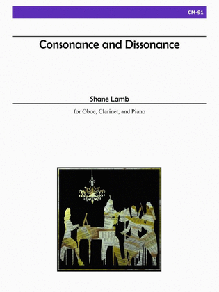 Book cover for Consonance and Dissonance for Oboe, Clarinet and Piano