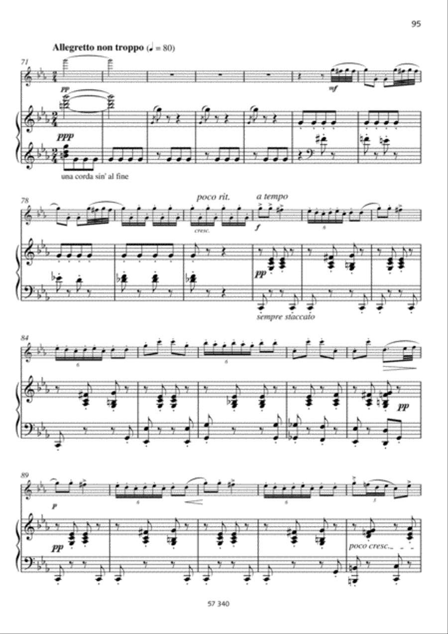 Introduction et Allegretto Flute Solo scores gallery preview page 5