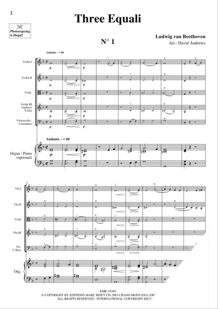 Three Equali Cello scores gallery preview page 3