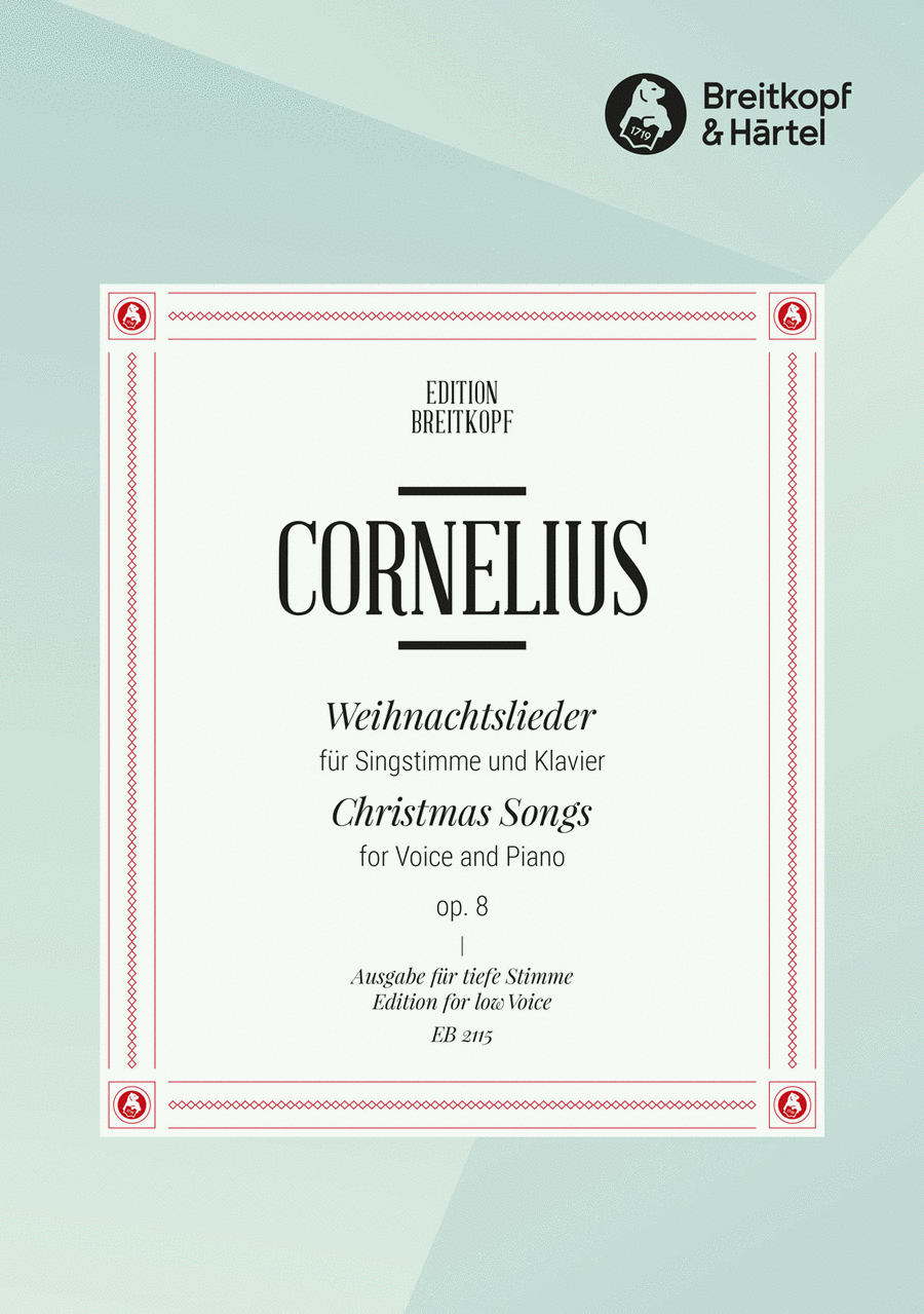 Christmas Songs Op. 8 Voice Solo scores gallery preview page 1