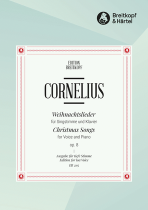 Book cover for Christmas Songs Op. 8