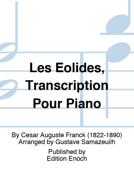 Les Eolides, Transcription Pour Piano