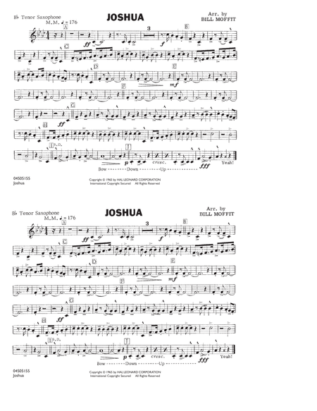 Joshua - Bb Tenor Saxophone