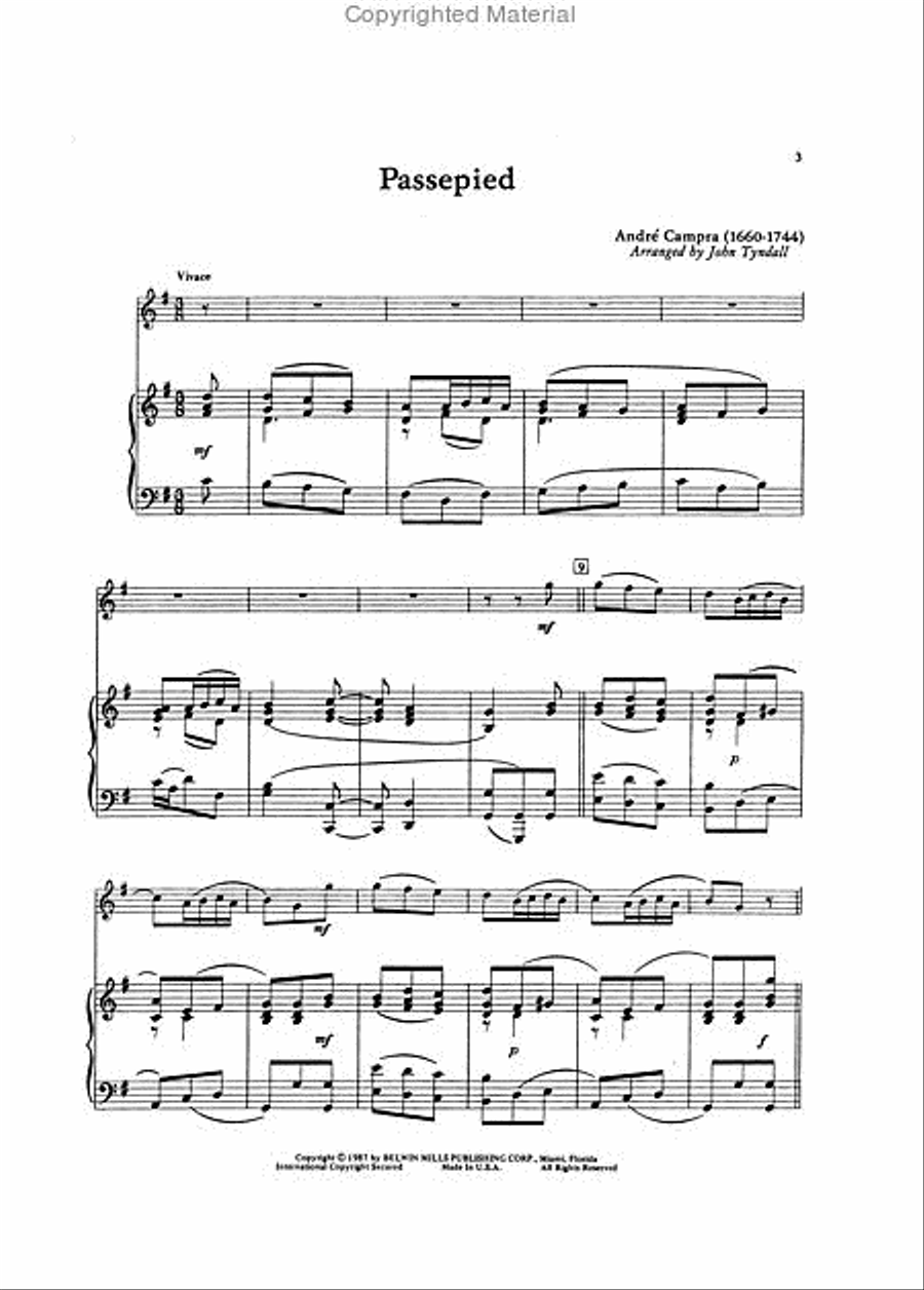 Belwin Master Solos (Flute), Volume 1 Flute Solo scores gallery preview page 2