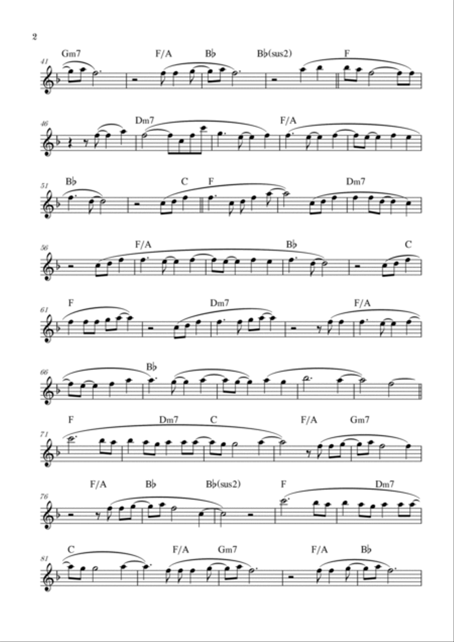 Easy On Me Oboe Solo scores gallery preview page 2