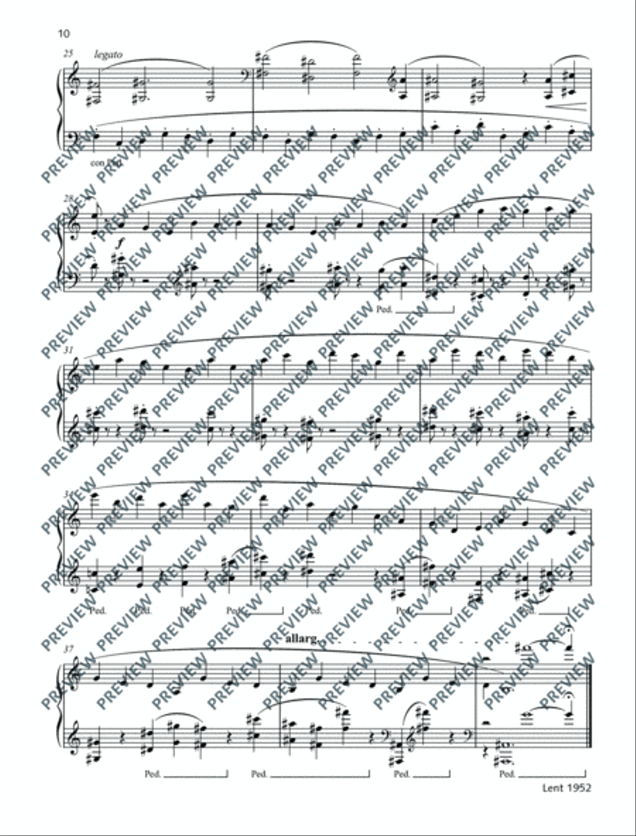 Five Keyboard Pieces Piano Solo scores gallery preview page 15