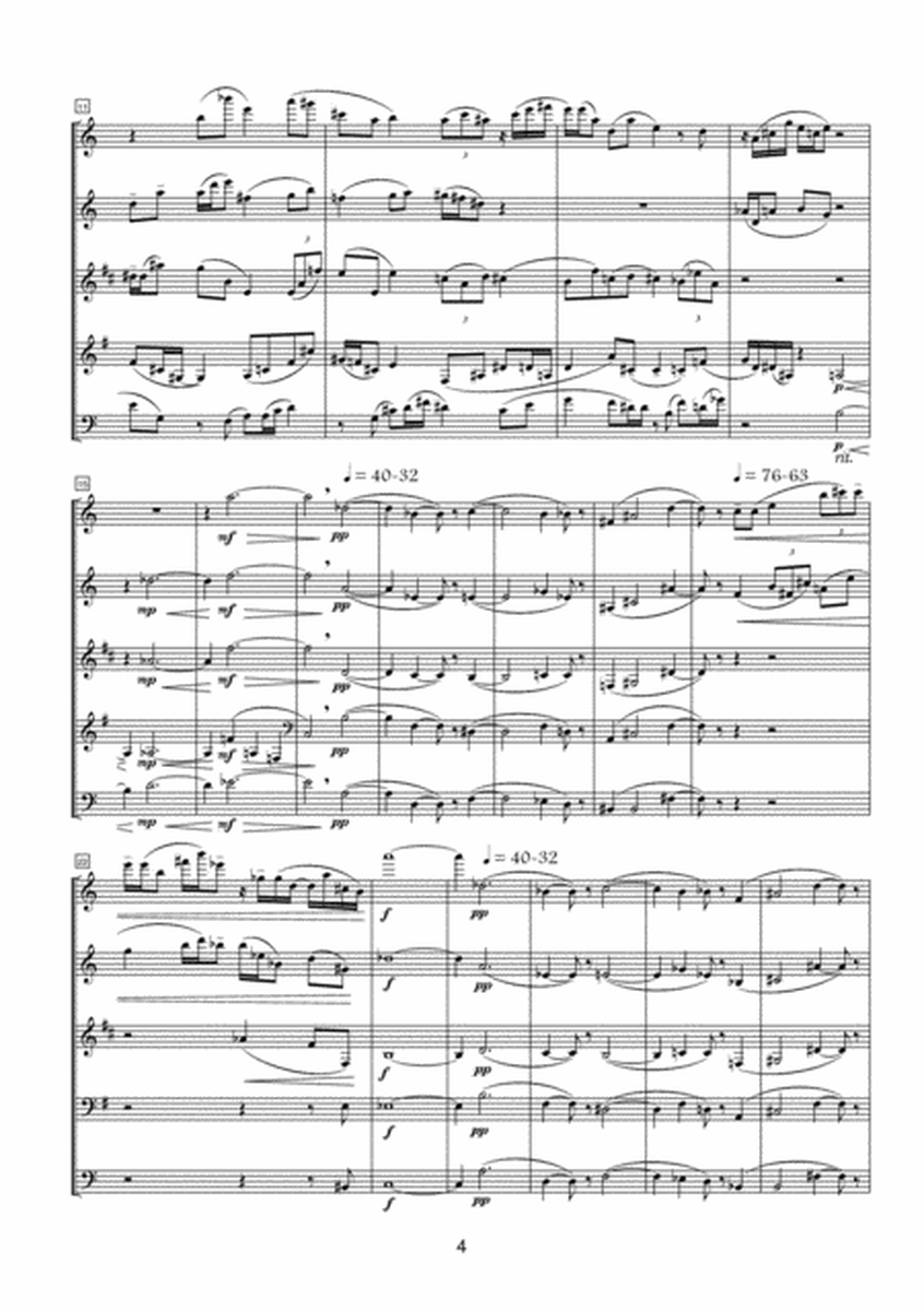 Quinteto de vientos No. 2, Op. 75 (Wind Quintet) image number null
