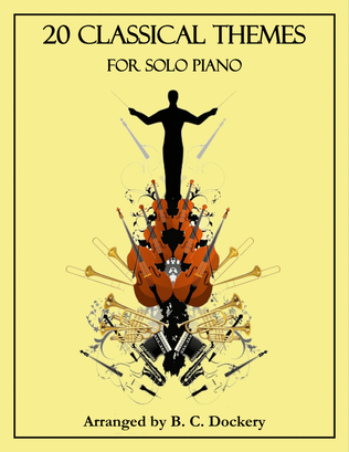 Book cover for 20 Classical Themes for Solo Piano