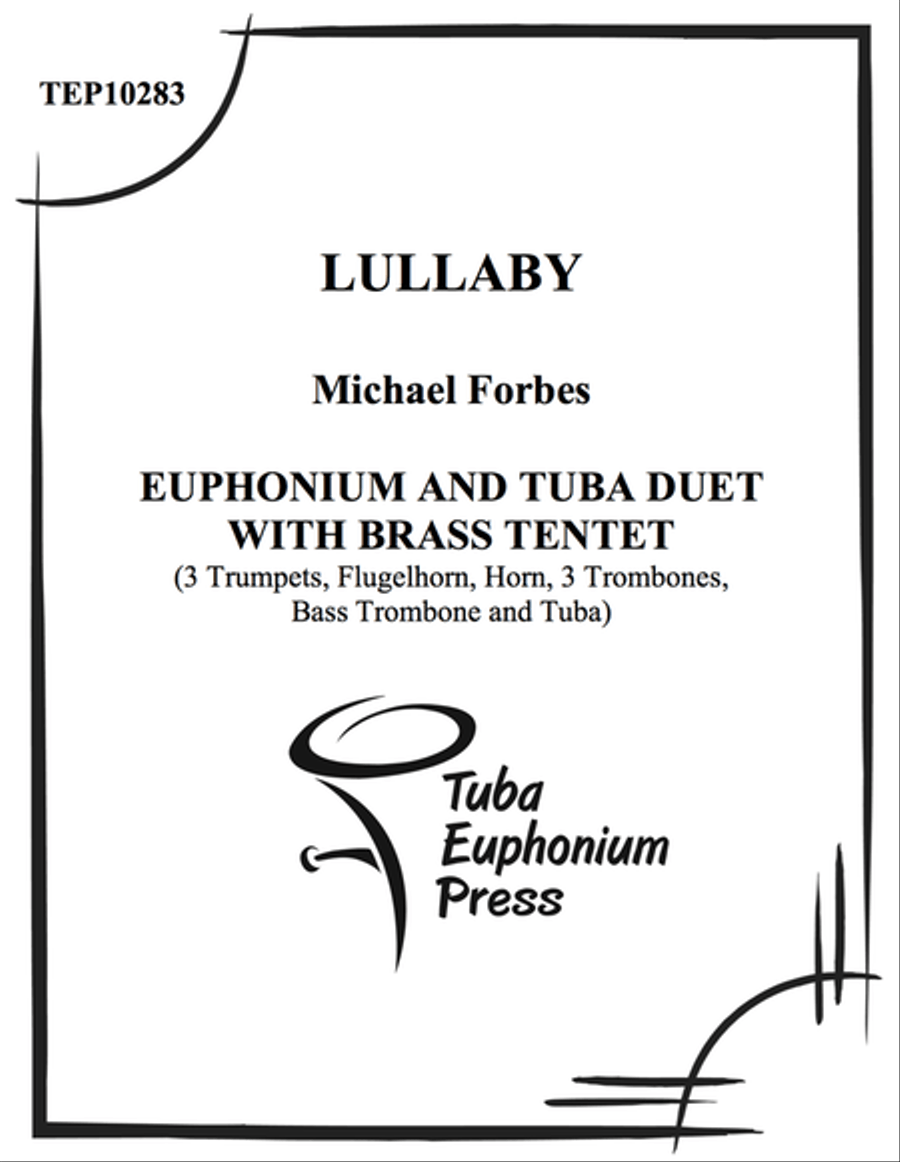 Lullaby Brass Duet scores gallery preview page 1