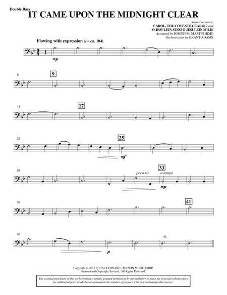 It Came Upon The Midnight Clear (from A Symphony Of Carols) - Double Bass