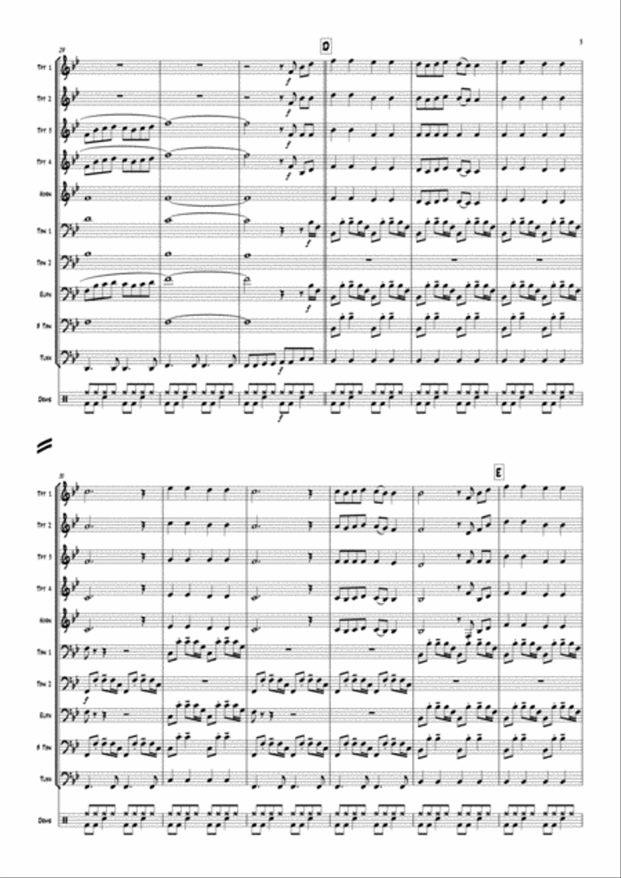 Super Trouper Small Ensemble scores gallery preview page 5