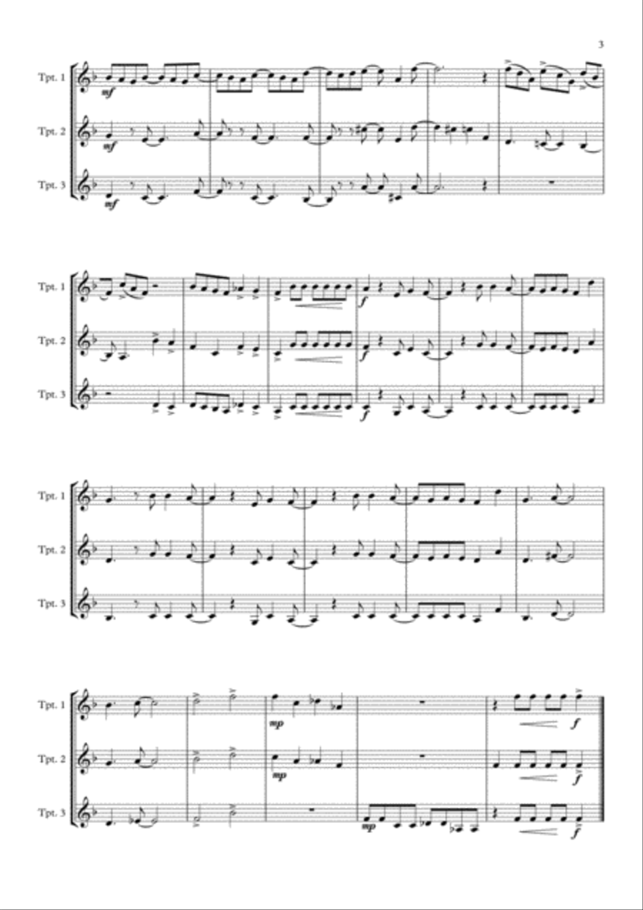Macgyver - Theme Macgyver - Theme Brass Ensemble scores gallery preview page 3