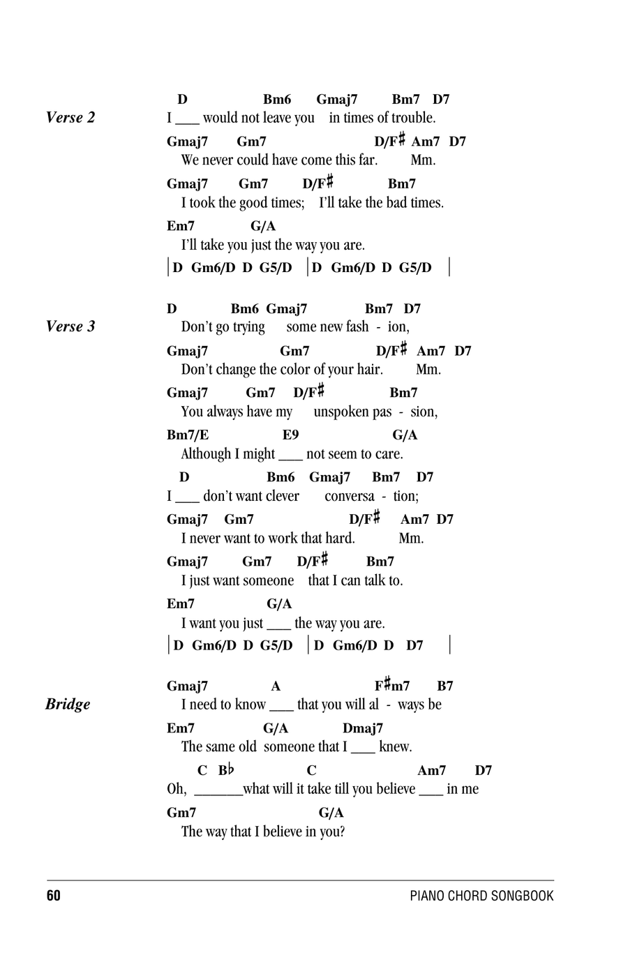 Just The Way You Are Piano scores gallery preview page 2