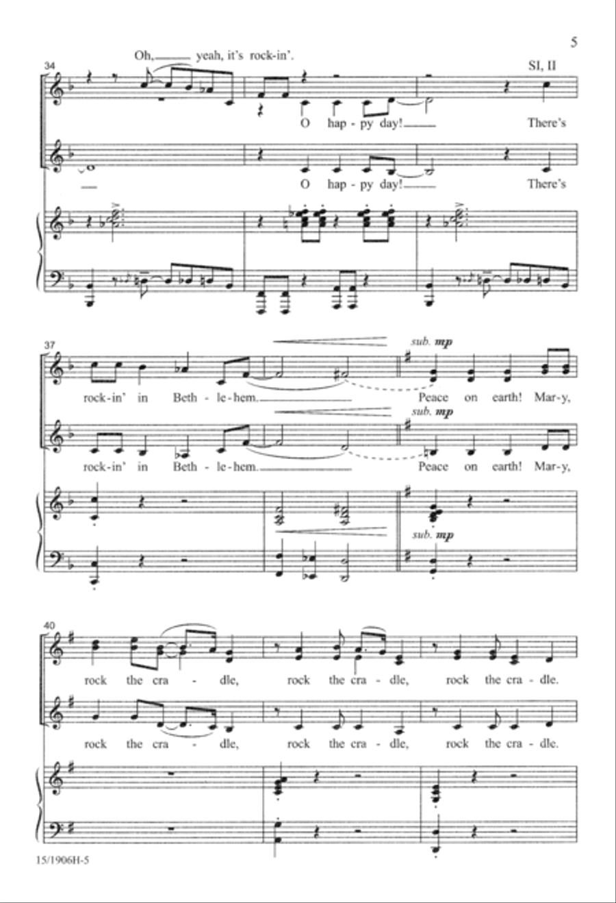 Rockin' in Bethlehem Rockin' in Bethlehem SSA scores gallery preview page 5