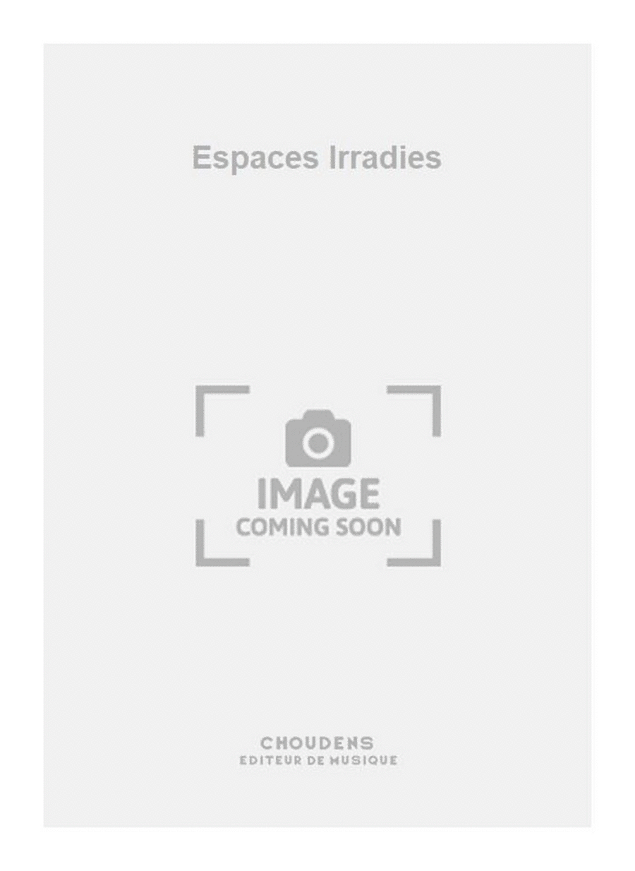 Espaces Irradies Espaces Irradies Alto Saxophone scores gallery preview page 1