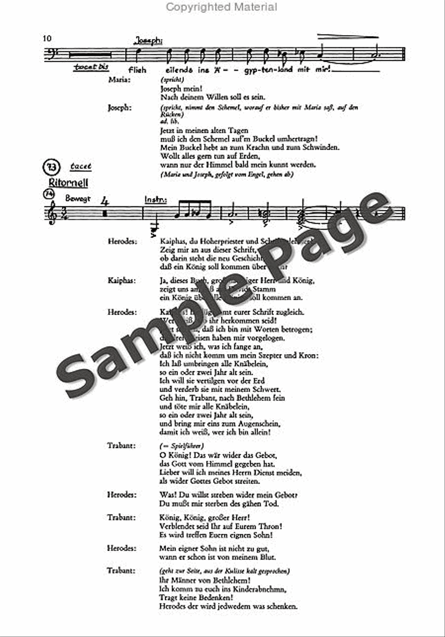 Christkinld-kumedi Speaking Part SSAATB scores gallery preview page 11