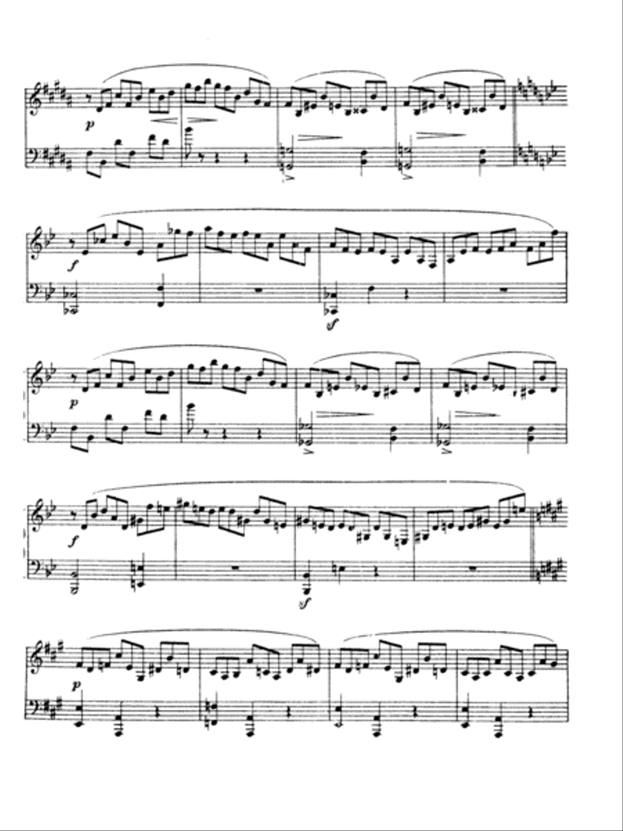 Scriabin: Eight Etudes, Op. 42 Piano Method scores gallery preview page 3