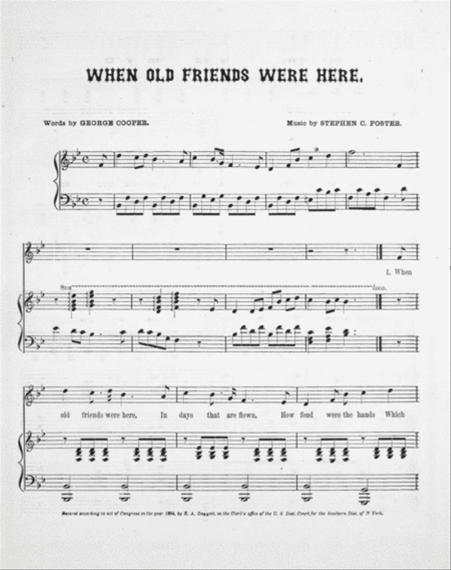 When Old Friends Were Here Voice scores gallery preview page 2