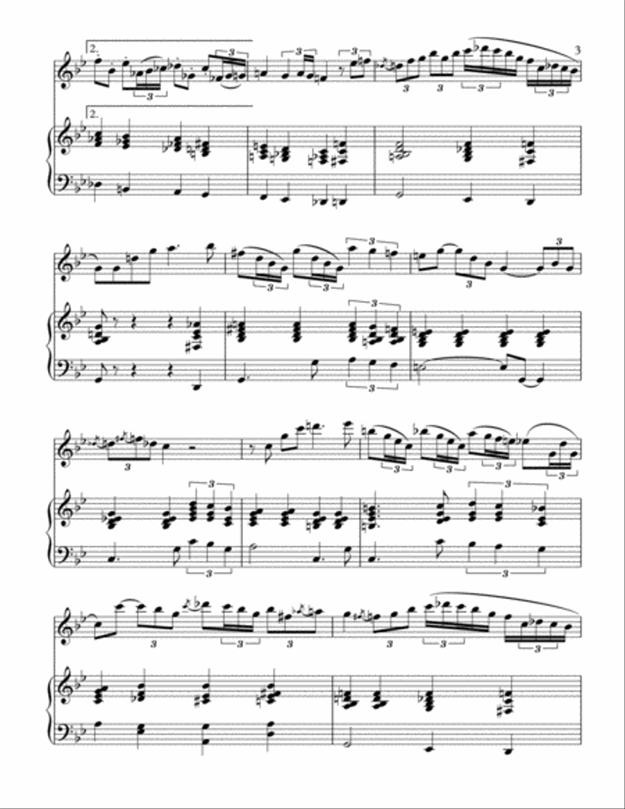 Harlem Nocturne Piano scores gallery preview page 4