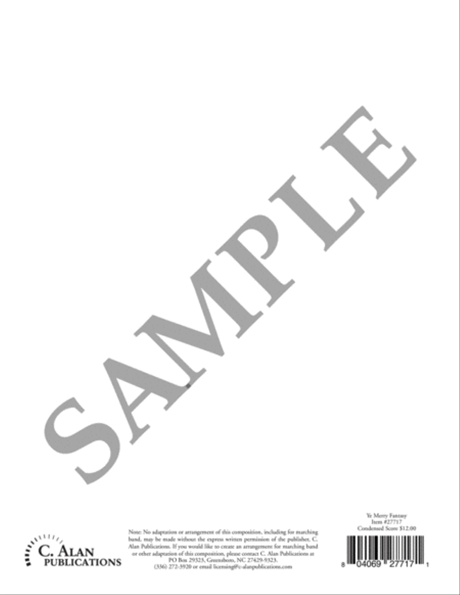 Ye Merry Fantasy (6-part flex) Flexible/Adaptable scores gallery preview page 13