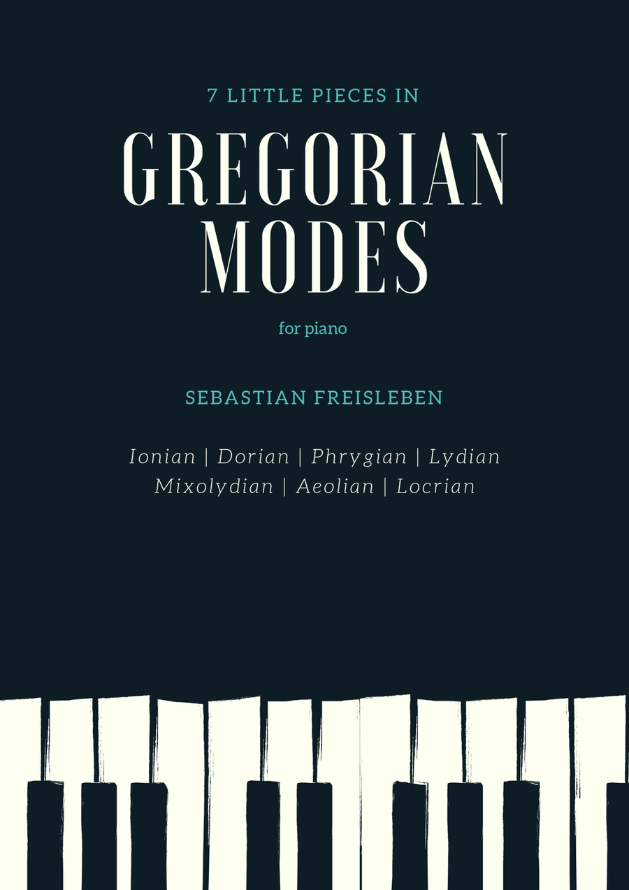 Gregorian Modes - 7 Little Pieces In Church Modes For Piano Piano Method scores gallery preview page 1