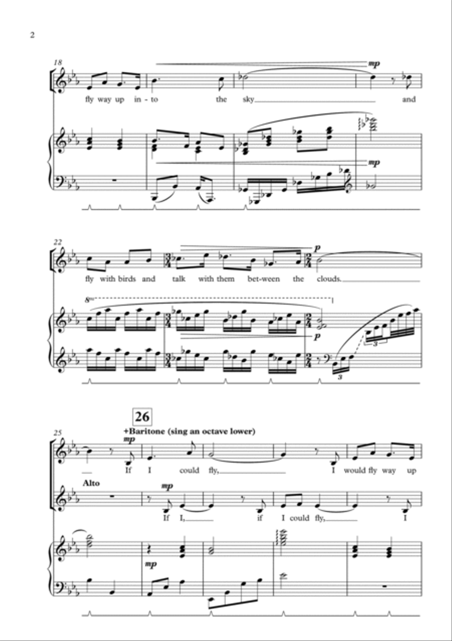If I Could Fly 3-Part scores gallery preview page 4