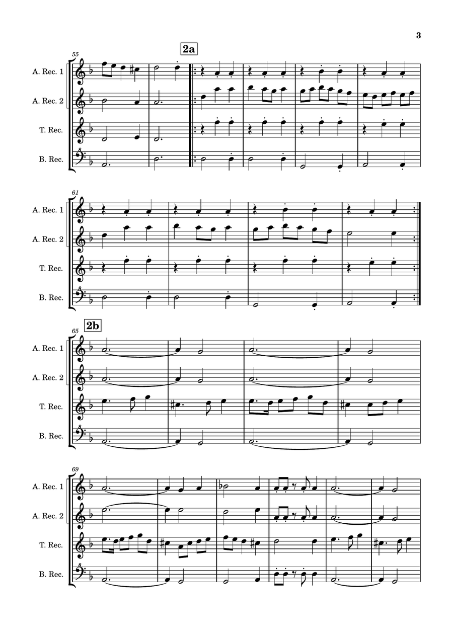 Swedish Polska Alto Recorder scores gallery preview page 3
