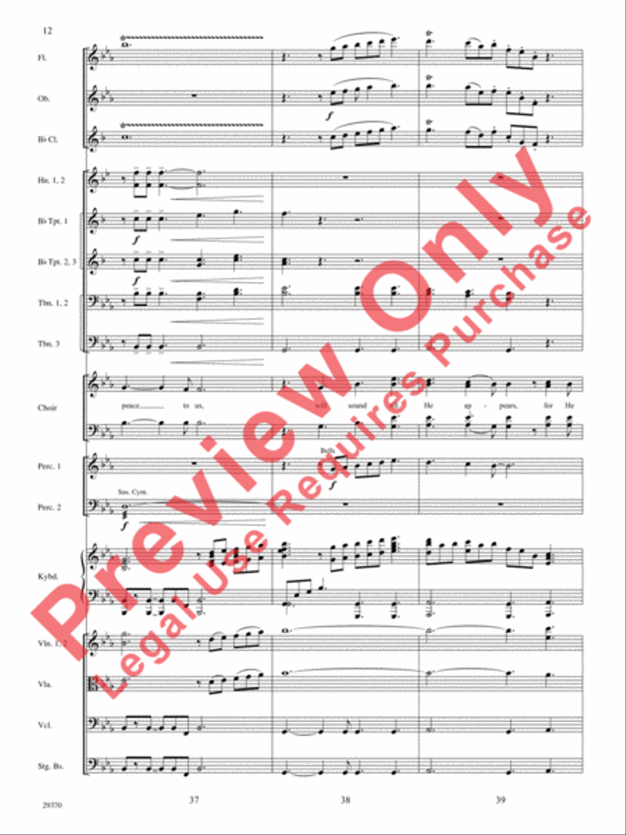 See, What a Morning Choir scores gallery preview page 13