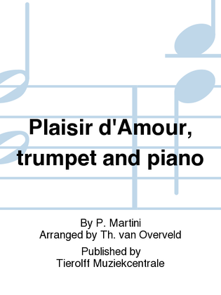 Plaisir D'Amour, Trumpet & Piano