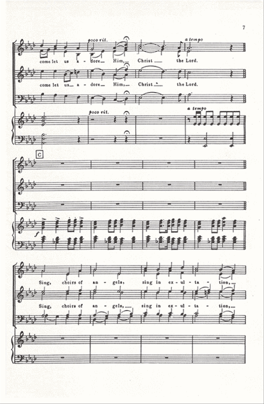Come to Bethlehem Come to Bethlehem Divisi scores gallery preview page 7