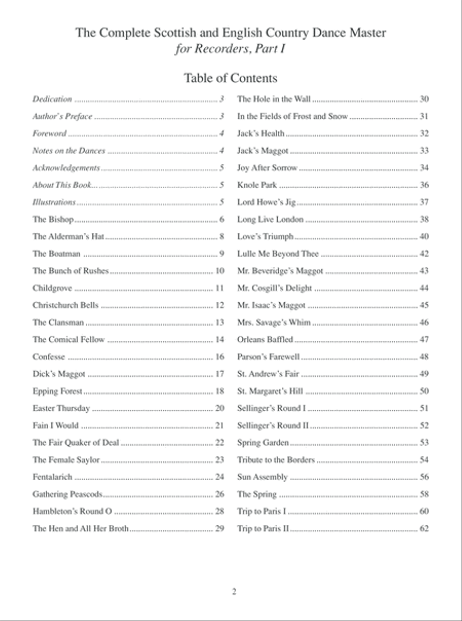 The Complete Scottish & English Country Dance Master for Recorders Recorder scores gallery preview page 3