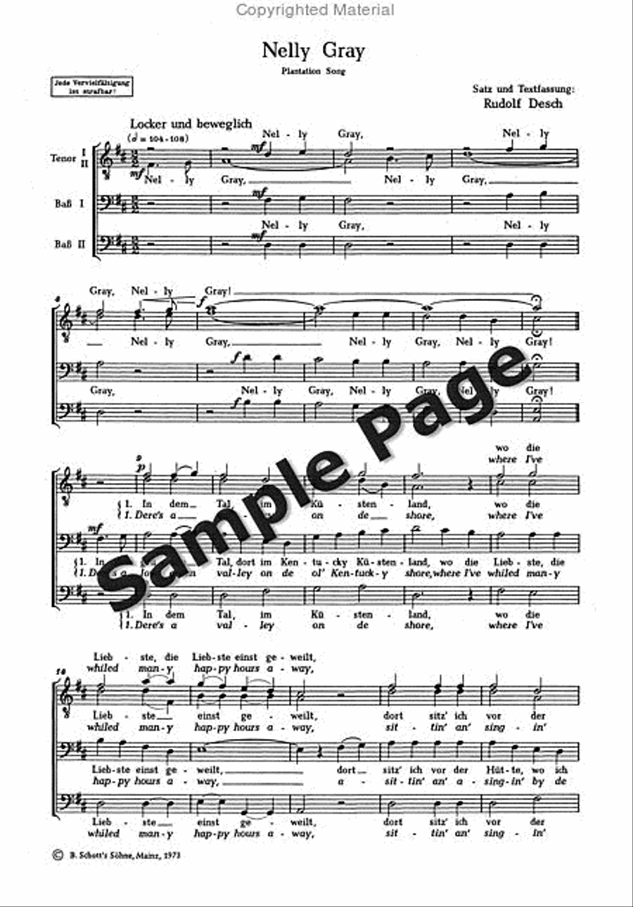 Nelly Gray TTBB scores gallery preview page 3