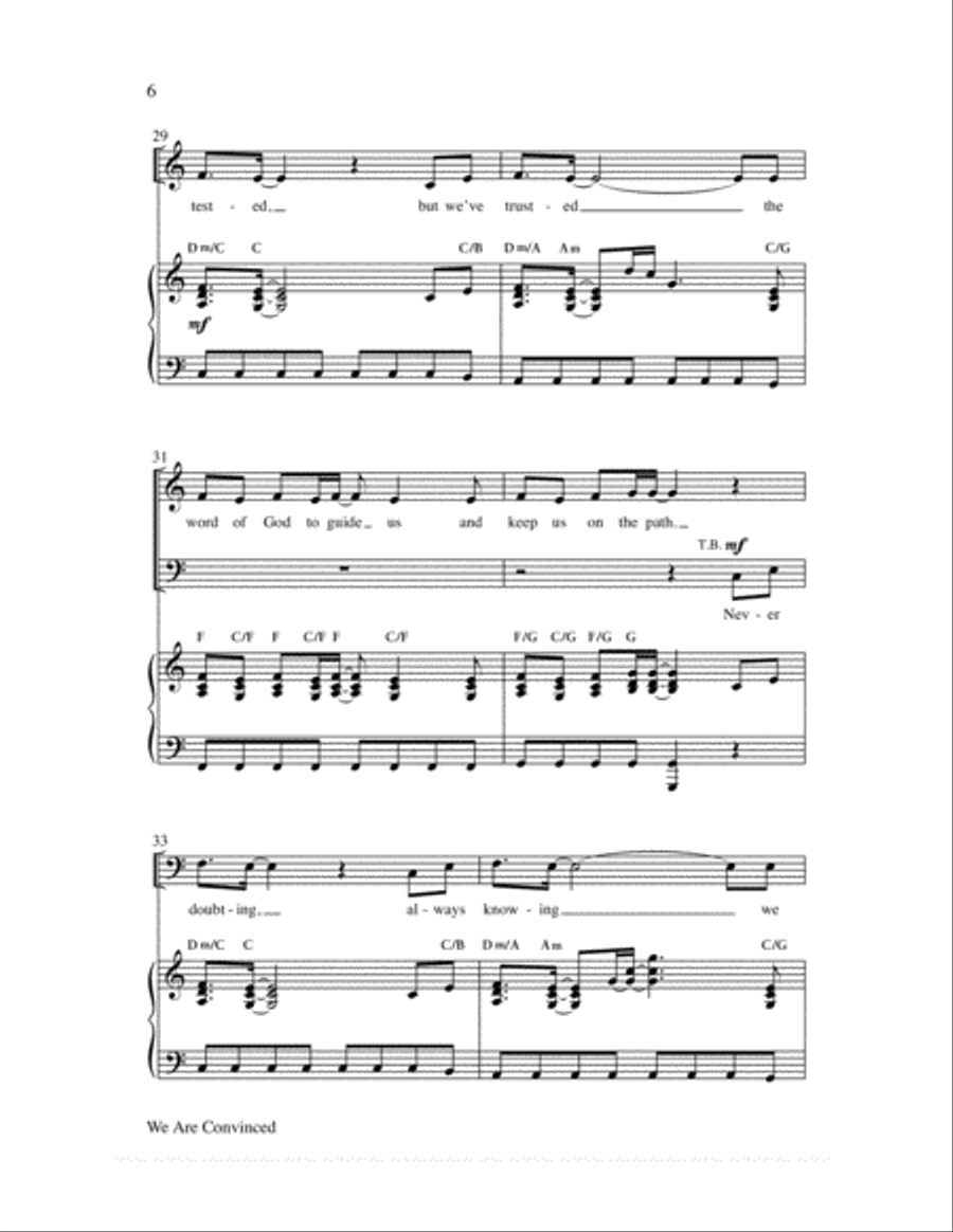 We Are Convinced We Are Convinced 4-Part scores gallery preview page 7