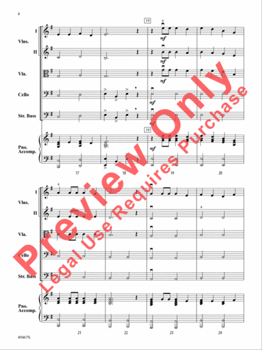 On the Open Seas String Orchestra scores gallery preview page 5