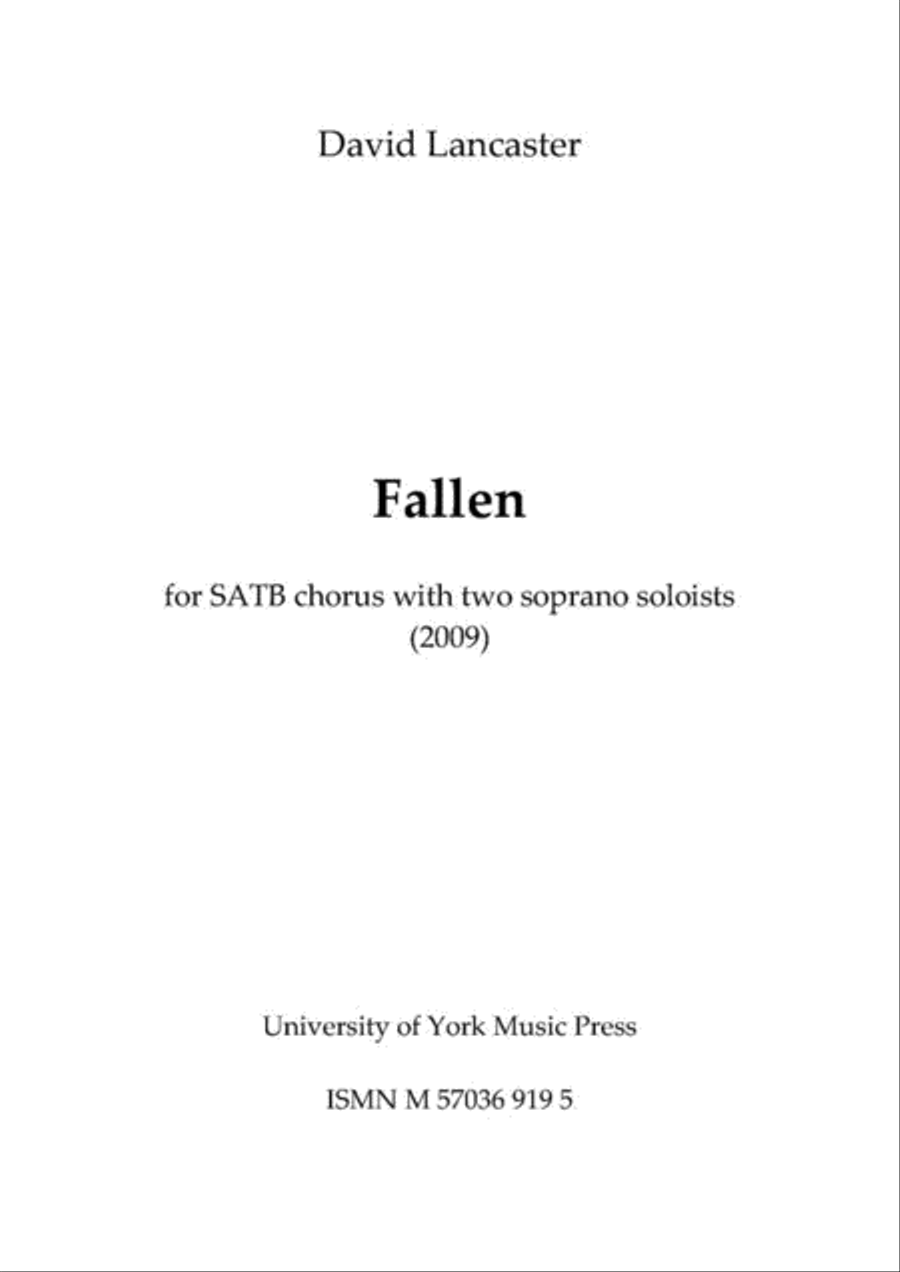 Fallen 4-Part scores gallery preview page 1