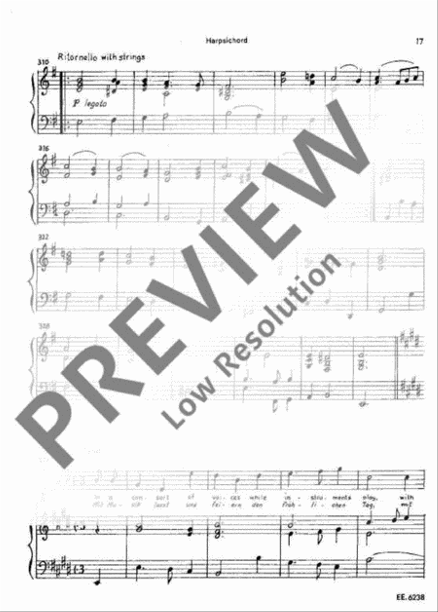 Ode for St Cecilia's Day 1683 Basso Continuo scores gallery preview page 17