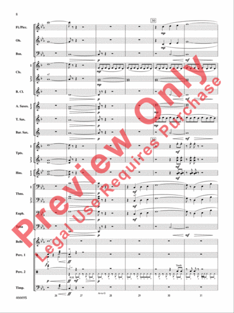 Oracles of the Sirocco Concert Band scores gallery preview page 9