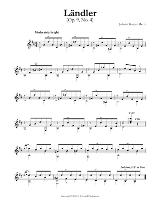 Ländler (Op. 9, No. 4)