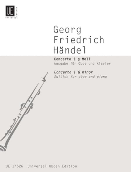 Handel : Oboe Concerto 1, G Min, Oboe/P