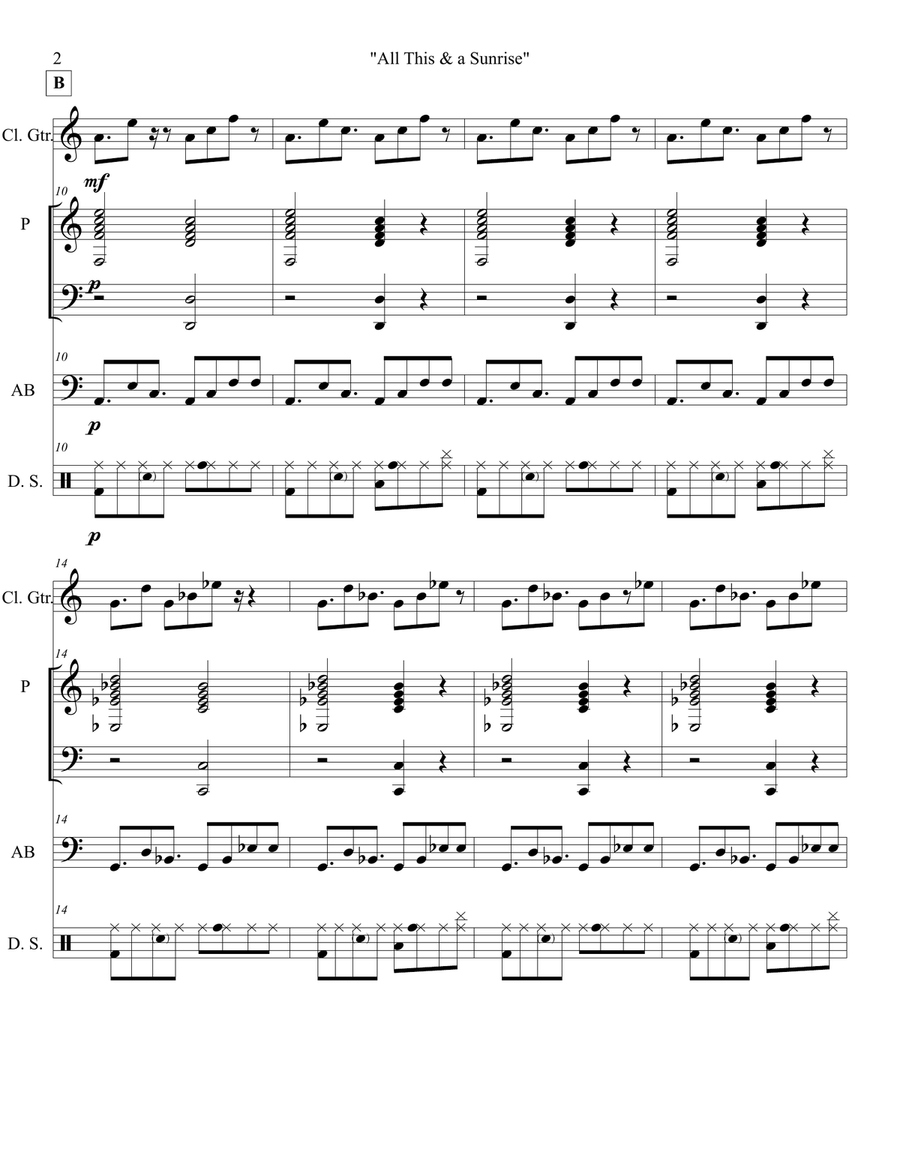 All This & a Sunrise Jazz Ensemble scores gallery preview page 4