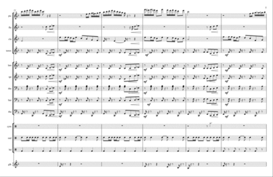 GREAT LAKES MARCH Small Ensemble scores gallery preview page 5