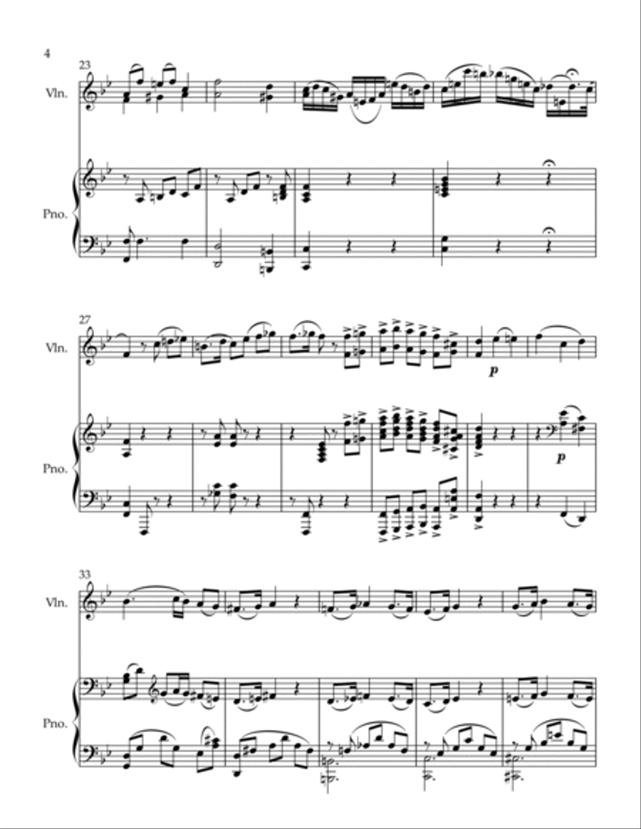 Reverie #1 Reverie #1 Violin Solo scores gallery preview page 4