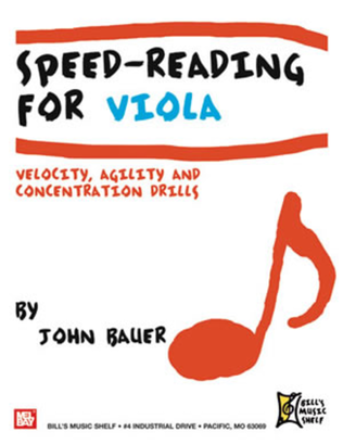Book cover for Speed-Reading for Viola